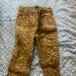 Blue Revival Leopard Print Jeans